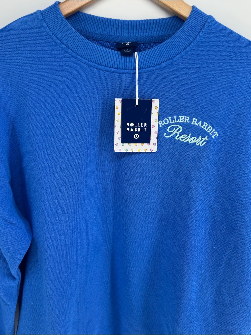 NWT Roller Rabbit x Target Resort Blue Sweatshirt S